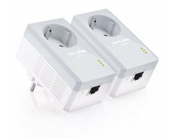 TP-LINK TL-PA4010PKIT-AV500 Powerline adapter met geÃƒÂ¯ntegreerd stopcontact startset