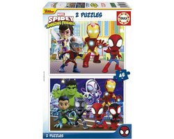 foto van Set van 2 Puzzels Educa Spidey Amazing Friends