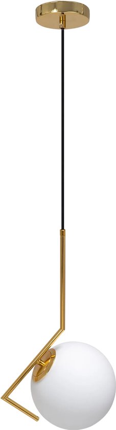 TooLight APP429-1CP Hanglamp - E27 - Ø 19 cm - Goud