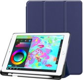 Apple iPad 2017 / 2018 / Air / Air 2 Tri-Fold Hoes Donker Blauw