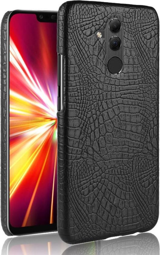 Huawei Mate 20 Lite Hoesje met Krokodil Textuur Zwart | bol.com