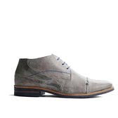NoGRZ F.L.Wright - Hoge Leren veterschoen heren - Lichtgrijs - Maat 46