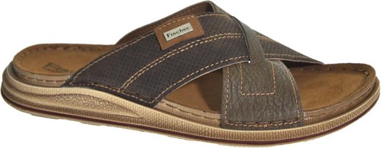 Fischer 536541 705 havanna Heren Slippers - Bruin - 41