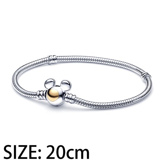 Bracelet Mickey / Bracelet en Argent sterling 925 / Convient à Pandora /  Compatible... | bol