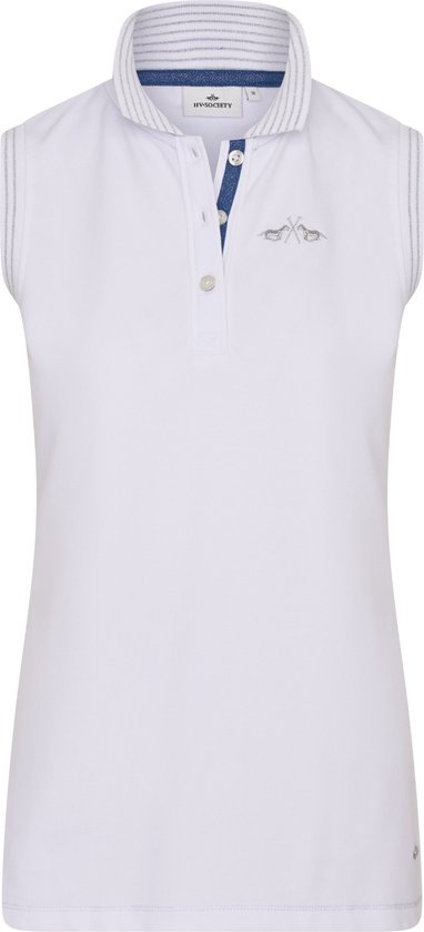 Hv Society Favouritas Short Sleeve Polo Shirt with Embroidered Logo Light Grey/Pink main image 1