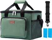 Sac isotherme 4 couches Packaway - Lunch Bag 15 litres - Vert