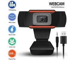 Webcam voor Laptop / Desktop computer met ingebouwde microfoon Geschikt voor: Windows & Macbook – Laptop Camera USB Plug and Play voor pc Mac Youtube Zoom Skype