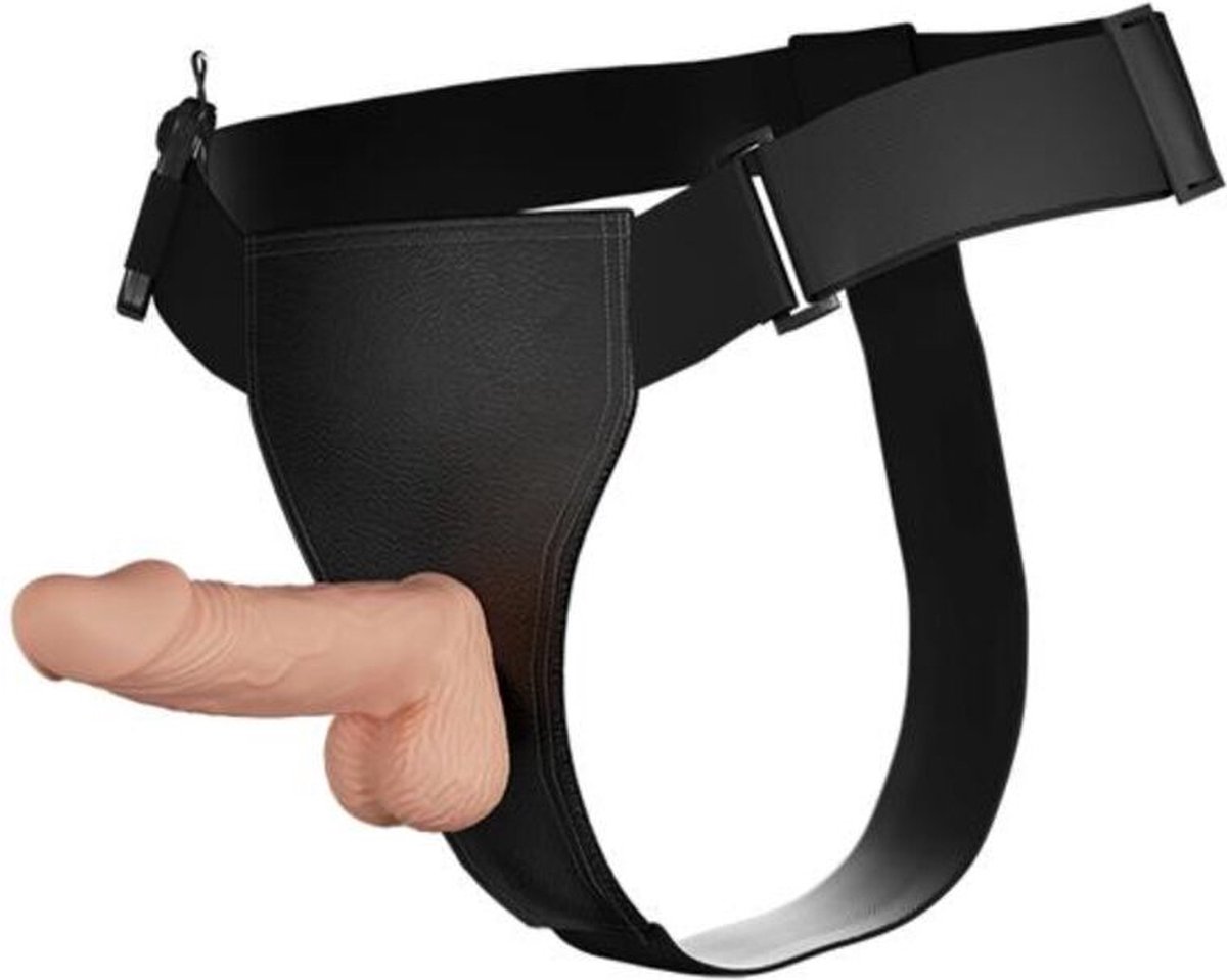 BAILE HARNESS COLLECTION | Baile Ultra Passionate Harness + 19.4 Cm - Flesh Dildo