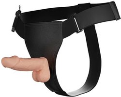 BAILE HARNESS COLLECTION | Baile Ultra Passionate Harness + 19.4 Cm - Flesh Dildo