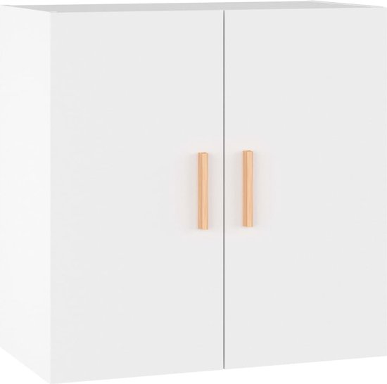 Maison Exclusive - Wandkast 60x30x60 cm bewerkt hout wit