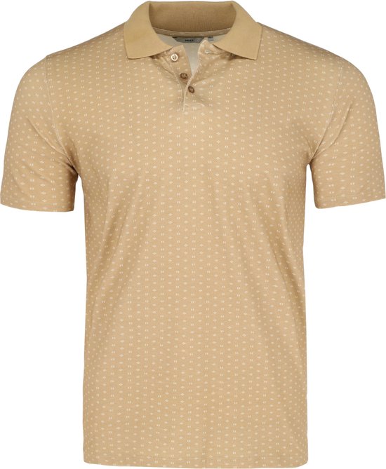 Polo With All Over Print Mannen - Zand - Maat S