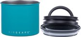 Airscape - Koffiebonen - Voorraadpotten - Koffie - Staal - Mat Turquoise - 250 gram