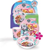 Paw Patrol Ontbijtset - 3-delig-roze - Maat One-size