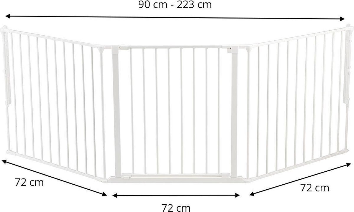Baby Dan - Barrière de sécurité Flex L 90-224 cm