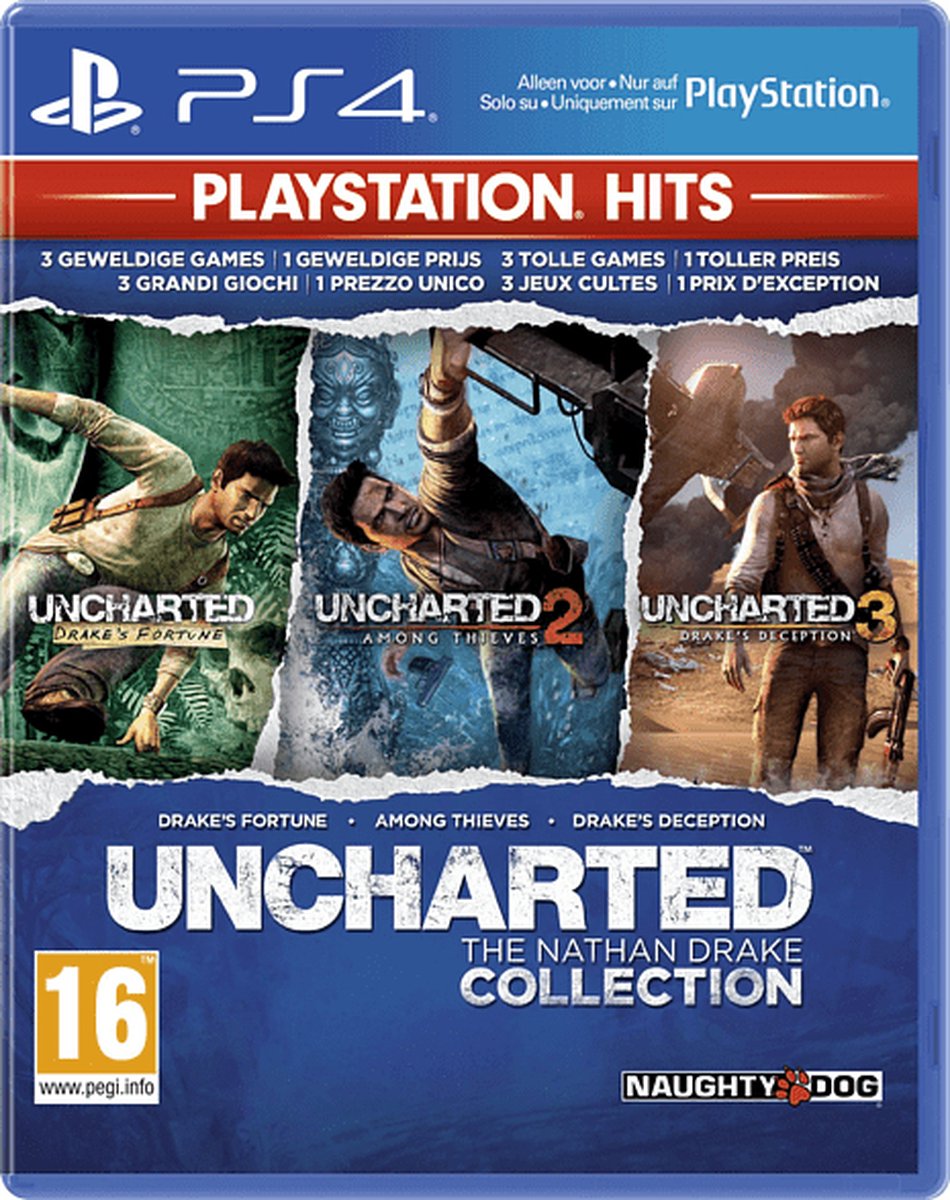 Uncharted - The Nathan Drake Collection - PS4 - Sony Playstation