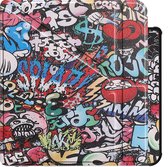 Hoes Geschikt voor Kobo Sage Hoesje Bookcase Cover Book Case Hoes Sleepcover Trifold - Graffity