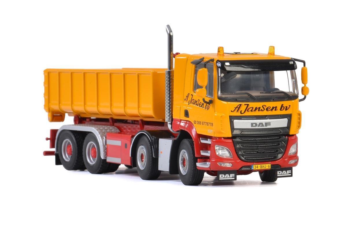 WSIMODELS 「A Jansen bv」バルクトレーラー　DAF 1/50 WSI01-3525 - DAF XF SC my17 6x2 bulk trailer Omeps A. Jansen BV /1