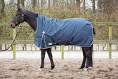 Deken Thor 200gr Higneck navy paardendeken - maat 175
