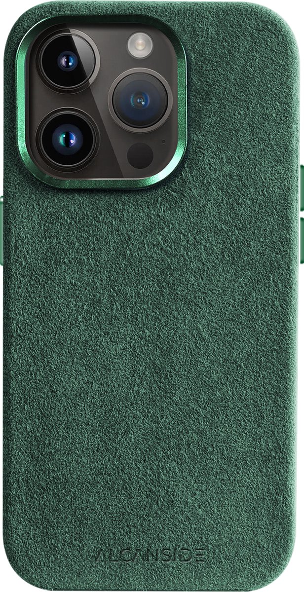 iPhone Alcantara Case - Midnight Green iPhone 14 Pro Max