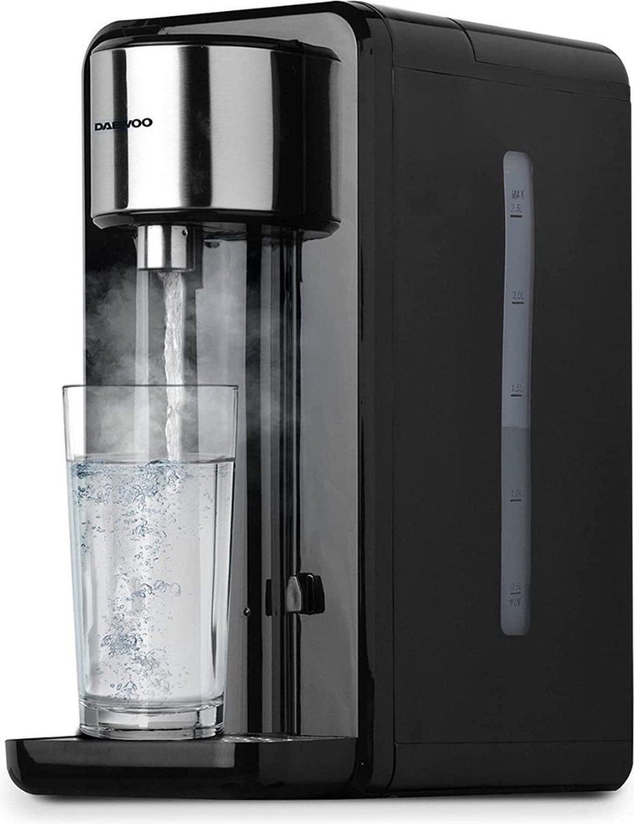 Bolture Warmwaterdispenser - Heetwaterdispenser - Instant Waterkoker - Heetwatertap - 2.5 Liter - Zwart