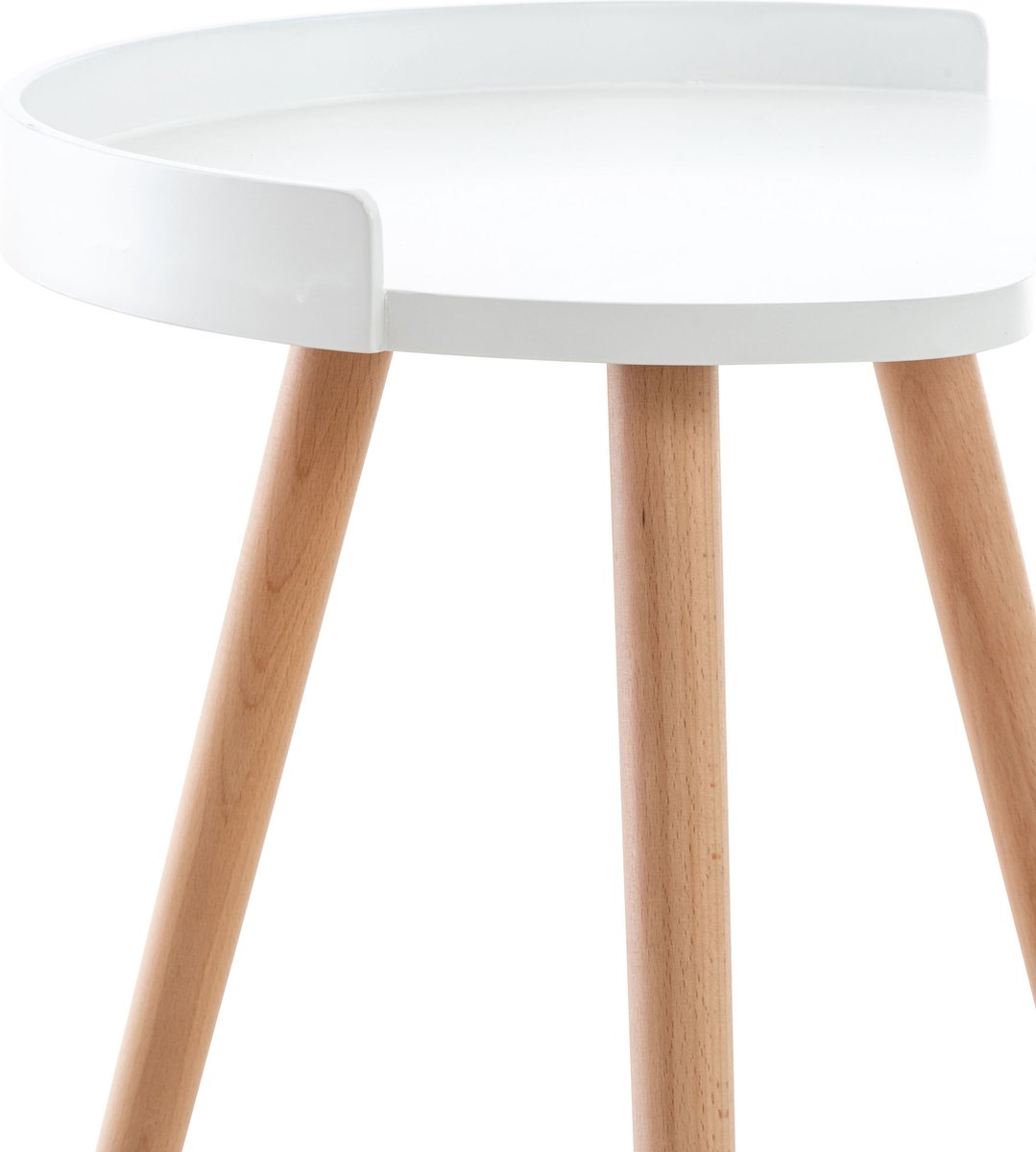 COSTWAY bijzettafel hout metaal laptoptafel C-vormige banktafel COSTWAY bijzettafel hout metaal laptoptafel C-vormige banktafel