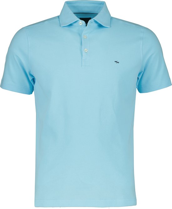 Jac Hensen Polo - Modern Fit - Turquoise - 6XL Grote Maten