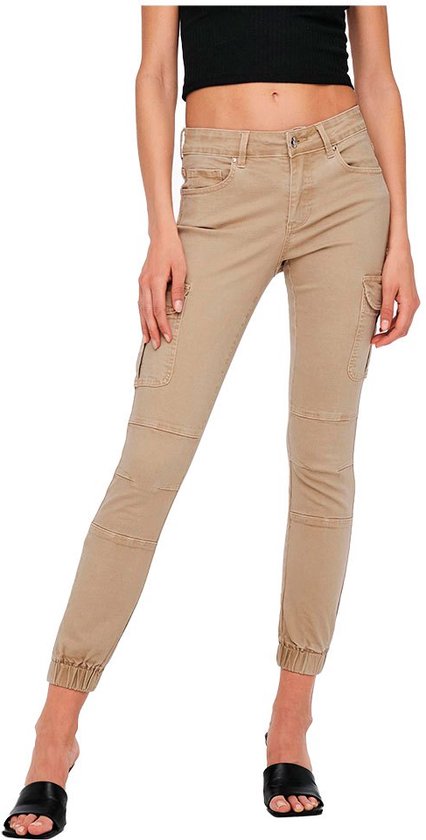 ONLY Missouri Regular Ankle Cargo Pants - Femme - Nomade - W42 X L34