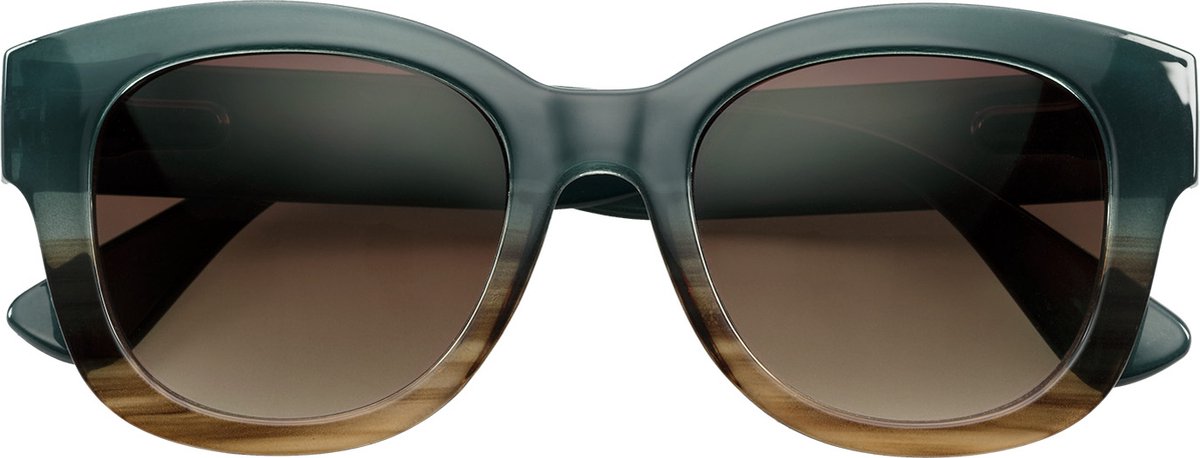 Babsee-zonnebril met leesgedeelte model Nina-Blauw Bruin - Sterkte +3.0