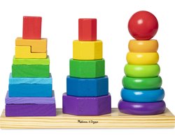 Melissa & Doug – Geometrische stapelaar voor peuters