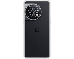 Hoes - Geschikt voor OnePlus 11 - Sterk & Shockproof - Hoesje Cover - Siliconen Case - Transparant