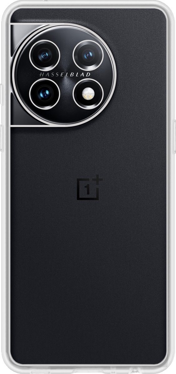 Hoes - Geschikt voor OnePlus 11 - Sterk & Shockproof - Hoesje Cover - Siliconen Case - Transparant