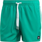 Adidas 3-stripes clx zwemshort in de kleur groen.