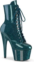 Pleaser - ADORE-1020GP Plateau Laarzen, Paaldans schoenen - US 10 - 40 Shoes - Groen