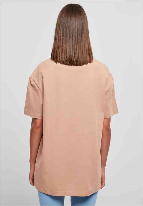 Urban Classics - Oversized Boyfriend Dames T-shirt - XL - Roze