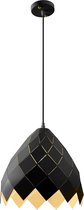 Lampe suspendue TooLight APP338-1CP - E27 - Ø 29,5 cm - Zwart