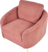 TROSA - Fauteuil - Roze - Polyester