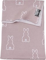 Meyco Baby X Mrs.Keizer Rabbit ledikant deken - lilac - 100x150cm