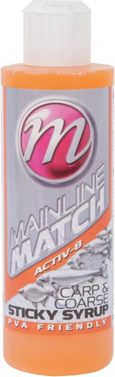Mainline - Carp & Coarse | Sticky Syrups | Activ-8TM | 250ml - Oranje