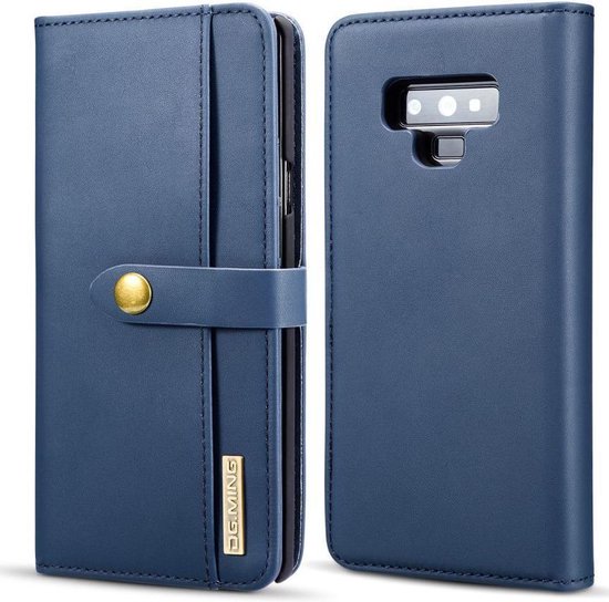 Samsung Galaxy Note 9 Leren 2-in-1 Bookcase en Back Cover Hoesje Blauw |  bol.com