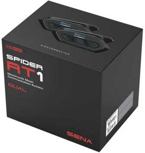 Sena Spider Rt1 Intercom 2 Eenheden Zwart