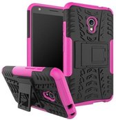 Alcatel Pixi 4 5.0 Schokbestendige Back Cover Magenta