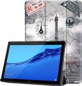 Huawei MediaPad T5 10 - Tri-fold Book Case - Eiffeltoren