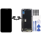 Let op type!! TFT Material Digitizer Assembly(LCD + Frame + Touch Pad) for iPhone X(Black)