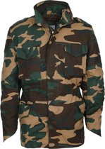 Fostex M-65 Fieldjacket buitenjas heavy duty woodland camo