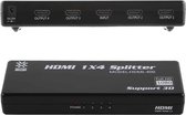 HDMI-400 V1.4 1080P Full HD 1 x 4 HDMI-versterker Splitter, ondersteuning voor 3D