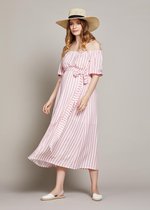 Dress Tokyo - Red-White Stripe, XS