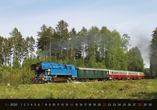 Stoomlocomotief - Locomotives Kalender 2020 - Helma