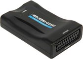 MINI MHL / HDMI NAAR SCART Video Converter Scaler (EU Plug) (zwart)