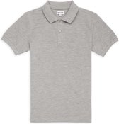 CHEAQUE LOGO GRIJS KIDS POLO