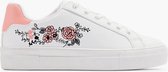 graceland Witte sneaker roze bloemen - Maat 39
